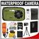 Coleman Xtreme C5WP Shock & Waterproof Digital Camera (Green) with 8GB Card + Battery + Floating Strap + Case + Accessory Kit