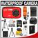 Coleman Xtreme C5WP Shock & Waterproof Digital Camera (Red) with 8GB Card + Battery + Floating Strap + (2) Cases + Tripod + Accessory Kit