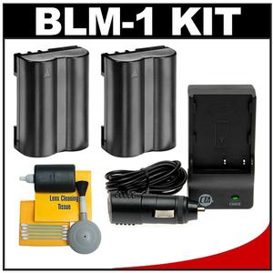 CTA (2) BLM-1 Batteries & Charger for Olympus Digital SLR Cameras with Cleaning Kit - Digital Cameras and Accessories - Hip Lens.com