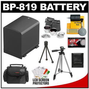 CTA DB-BP819 Rechargeable Battery for Canon BP-819 with Tele-Wide Set + Case + Tripod + Accessory Kit - Digital Cameras and Accessories - Hip Lens.com