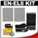 CTA (2) EN-EL8 Batteries & Charger for Nikon Digital Cameras with Cleaning Kit