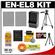 CTA (2) EN-EL8 Batteries & Charger for Nikon Digital Cameras with 50” Deluxe Tripod + Accessory Kit