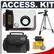 DiCAPac WP-510 (11.8x18.5 cm) Waterproof Case For Digital Camera with 50” Tripod + Case + Cleaning Kit