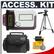 DiCAPac WP-711 (9.5x14.5 cm) Waterproof Case For Digital Camera with 50” Tripod + Case + Cleaning Kit