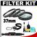 Digital Concepts +1 +2 +4 +10 Close-Up Macro Filter Set w/Pouch (37mm) with Capkeeper + Cleaning Kit