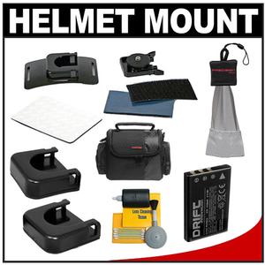 Drift Innovation Helmet Mount with Adhesive Mounts + Battery + Accessory Kit - Digital Cameras and Accessories - Hip Lens.com
