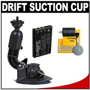 Drift Innovation Suction Cup Mount with Battery + Cleaning Kit - Digital Cameras and Accessories - Hip Lens.com