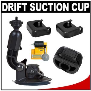 Drift Innovation Suction Cup Mount with Remote Control Mount + Adhesive Mounts + Cleaning Kit - Digital Cameras and Accessories - Hip Lens.com
