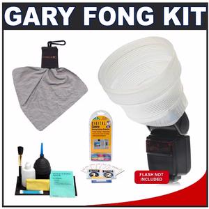 Gary Fong LightSphere Collapsible Inverted Dome Flash Diffuser (Half Cloud) with Accessory Kit - Digital Cameras and Accessories - Hip Lens.com