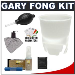 Gary Fong Lightsphere Flash Diffuser Universal (Cloud) with Nikon Cleaning Kit + Accessory Kit - Digital Cameras and Accessories - Hip Lens.com