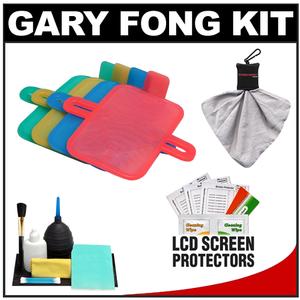 Gary Fong Colored Gel Filter Set for Lightsphere Collapsible Flash Diffuser with Accessory Kit - Digital Cameras and Accessories - Hip Lens.com