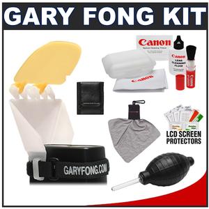 Gary Fong The Origami Flash Diffuser with Canon Cleaning Kit + Accessory Kit