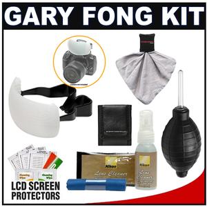 Gary Fong The Puffer Pop-up Flash Diffuser with Nikon Cleaning Accessory Kit - Digital Cameras and Accessories - Hip Lens.com