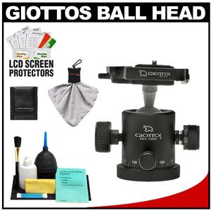 Giottos MH1000-652 Large Ball Head with Quick Release with Independent Panning Lock + Accessory Kit - Digital Cameras and Accessories - Hip Lens.com