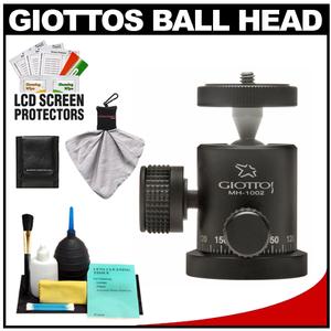 Giottos MH1002-310 Compact Ball Head with Independent Panning Lock with Accessory Kit - Digital Cameras and Accessories - Hip Lens.com
