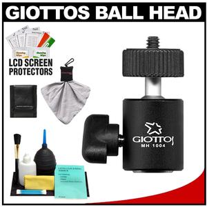 Giottos MH1004-320 Mini Tripod Ball Head Holds 4.41 Lbs with Accessory Kit - Digital Cameras and Accessories - Hip Lens.com