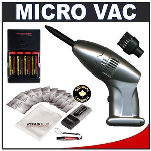 Handy Trends Cordless Micro Vac Vacuum with Attachments with AA Batteries & Charger + LensPen Laptop Pro Ultra Cleaning Kit - Digital Cameras and Accessories - Hip Lens.com