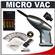 Handy Trends Cordless Micro Vac Vacuum with Attachments with AA Batteries & Charger + LensPen Laptop Pro Ultra Cleaning Kit