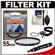 Hoya 55mm HMC UV Digital Multi-Coated Slim Frame Glass Filter with CapKeeper + Lens Cleaning Kit