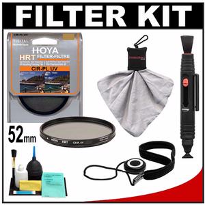 Hoya 52mm HRT Circular PL Polarizer Multi-Coated Glass Filter with Lenspen + Spudz + Cleaning Kit - Digital Cameras and Accessories - Hip Lens.com