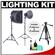 Interfit INT117 Super Cool Lite 5 Studio Lighting Kit with (2) 500w Fluorescent Heads, (2) Stands, (2) Reflectors, (2) Softboxes + Tripod