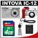 Intova IC-12 Compact Digital Camera with 180' Waterproof Housing with 4GB + Accessory Kit