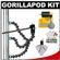 Joby Gorillapod Video Tripod with Smooth Pan & Tilt Head (Black/Blue) with Cleaning Accessory Kit