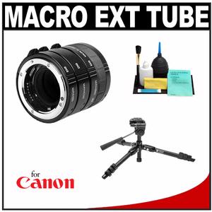 Kenko Macro Automatic Extension Tube Set DG for Canon EOS with + Tripod + Accessory Kit - Digital Cameras and Accessories - Hip Lens.com