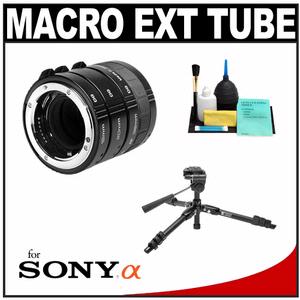 Kenko Macro Automatic Extension Tube Set DG for Sony with + Tripod + Accessory Kit - Digital Cameras and Accessories - Hip Lens.com