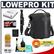 Lowepro Classified 140 AW Digital SLR Camera Bag/Case (Black) with Reader + Cleaning Kit + LCD Protectors + Accessory Kit