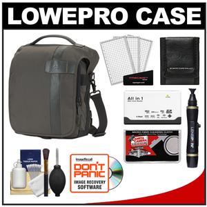 Lowepro Classified 140 AW Digital SLR Camera Bag/Case (Sepia) with Reader + Cleaning Kit + LCD Protectors + Accessory Kit - Digital Cameras and Accessories - Hip Lens.com