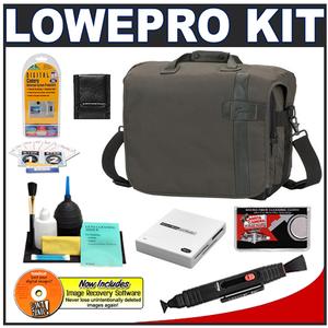 Lowepro Classified 250 AW Digital SLR Camera Bag/Case (Sepia) with Reader + Cleaning Kit + LCD Protectors + Accessory Kit - Digital Cameras and Accessories - Hip Lens.com