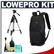 Lowepro Fastpack 100 Digital SLR Camera Backpack Case (Black) with Deluxe Photo/Video Tripod + Accessory Kit