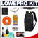 Lowepro Fastpack 100 Digital SLR Camera Backpack Case (Black) with Reader + Cleaning Kit + LCD Protectors + Accessory Kit