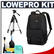 Lowepro Fastpack 200 Digital SLR Camera Backpack Case (Black) with Deluxe Photo/Video Tripod + Accessory Kit