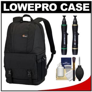 Lowepro Fastpack 200 Digital SLR Camera Backpack Case (Black) with Complete Cleaning Kit - Digital Cameras and Accessories - Hip Lens.com