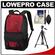 Lowepro Fastpack 200 Digtal SLR Camera Backpack Case (Red) with Deluxe Photo/Video Tripod + Accessory Kit