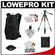 Lowepro Flipside 200 Digital SLR Camera Backpack Case (Black) with Deluxe Photo/Video Tripod + Canon Cleaning Kit