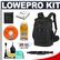 Lowepro Flipside 400 AW Digital SLR Camera Backpack Case (Black) with Reader + Cleaning Kit + LCD Protectors + Accessory Kit