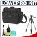 Lowepro Magnum 200 AW Digital SLR Camera Bag/Case (Black) with Deluxe Photo/Video Tripod + Accessory Kit