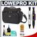 Lowepro Magnum 200 AW Digital SLR Camera Bag/Case (Black) with LCD Protectors + Cleaning Accessory Kit