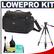 Lowepro Magnum 650 AW Digital SLR Camera Bag/Case (Black) with Deluxe Photo/Video Tripod + Accessory Kit