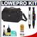 Lowepro Magnum 650 AW Digital SLR Camera Bag/Case (Black) with LCD Protectors + Cleaning Accessory Kit