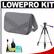 Lowepro Exchange Messenger Digital SLR Photo/Video Camera Bag/Case (Gray) with Deluxe Photo/Video Tripod + Accessory Kit