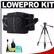 Lowepro Outback 300 AW Digital SLR Camera Beltpack Bag/Case (Black) with Deluxe Photo/Video Tripod + Accessory Kit