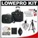 Lowepro Pro Roller Attache x50 Digital SLR Camera Bag/Case with Wheels (Black) with Deluxe Photo/Video Tripod + Canon Cleaning Kit