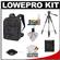 Lowepro Pro Runner 350 AW Digital SLR Camera Backpack Case (Black) with Deluxe Photo/Video Tripod + Nikon Cleaning Kit