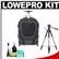 Lowepro Pro Runner x350 AW Digital SLR Camera Backpack Case with Wheels with Deluxe Photo/Video Tripod + Accessory Kit