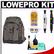 Lowepro Pro Trekker 600 AW Digital SLR Camera Backpack Case (Black/Mica) with LensPen Cleaning System + Accessory Kit