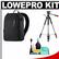 Lowepro Classified Sling 220 AW Digital SLR Camera Backpack Case (Black) with Deluxe Photo/Video Tripod + Accessory Kit